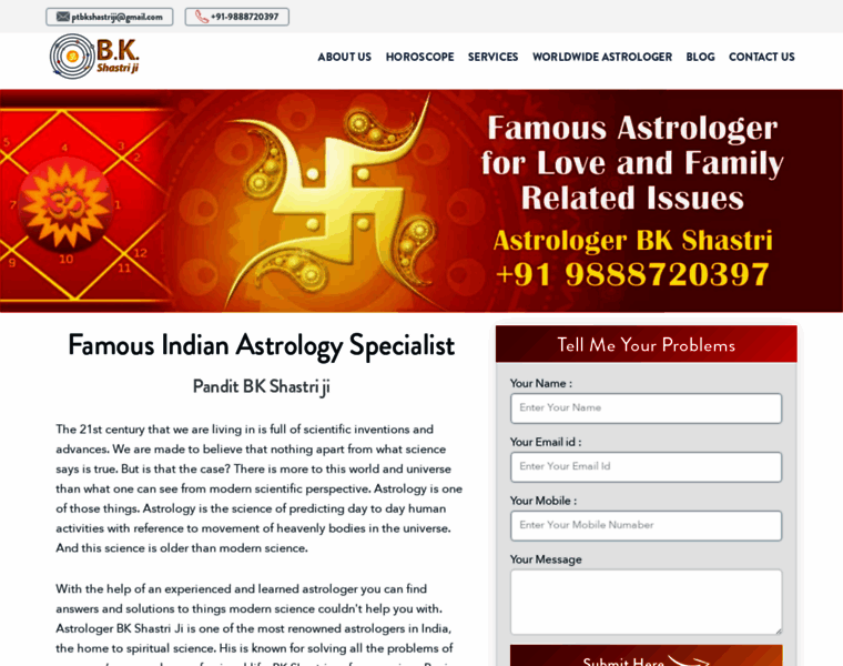 Astrologerspecialist.com thumbnail
