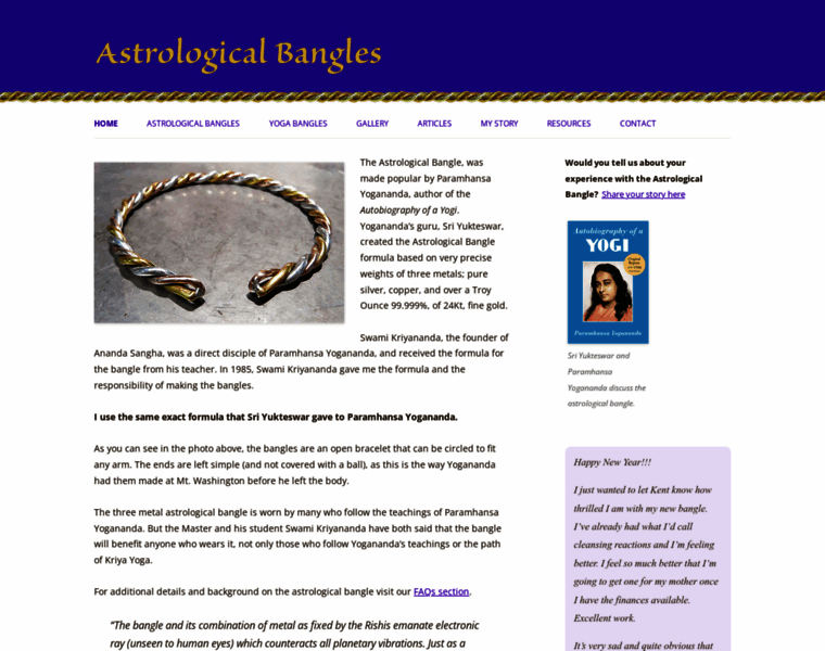 Astrologicalbangles.com thumbnail