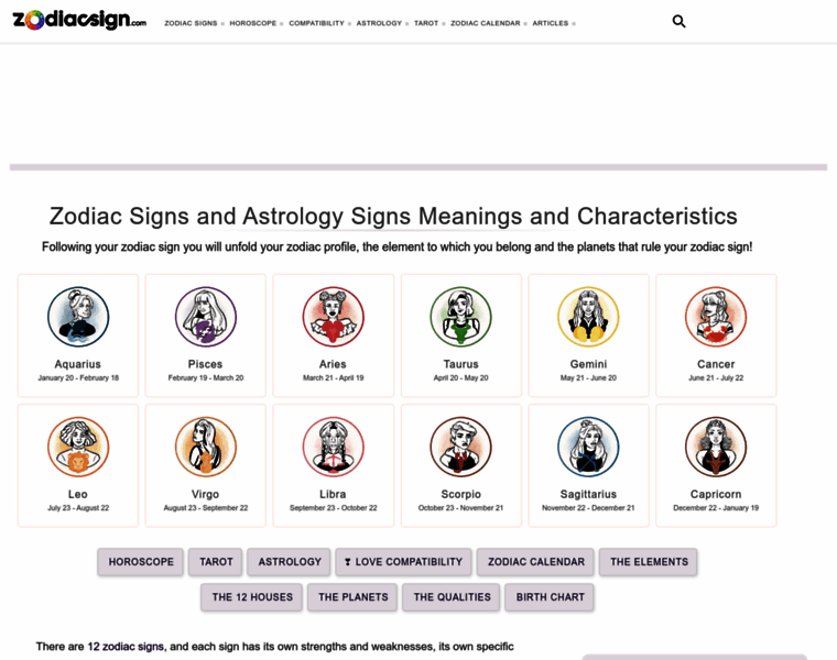 Astrology-zodiac-signs.com thumbnail