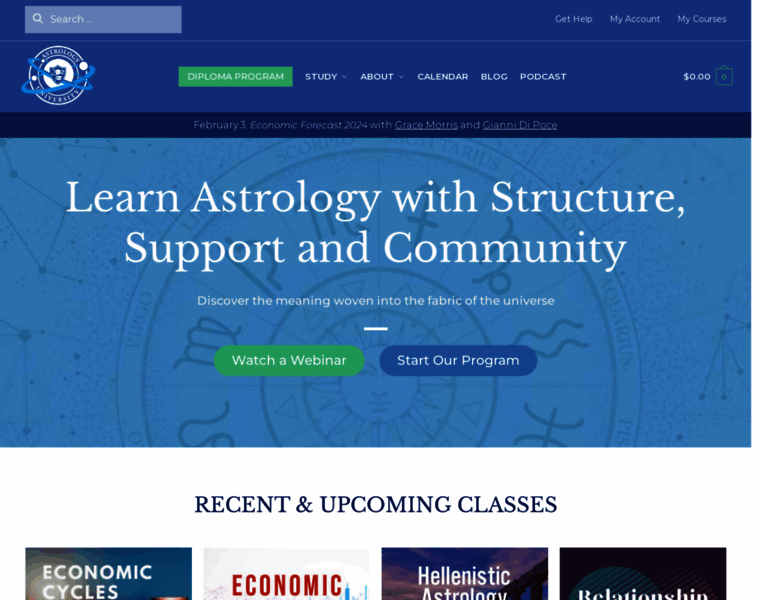 Astrologyuniversity.com thumbnail