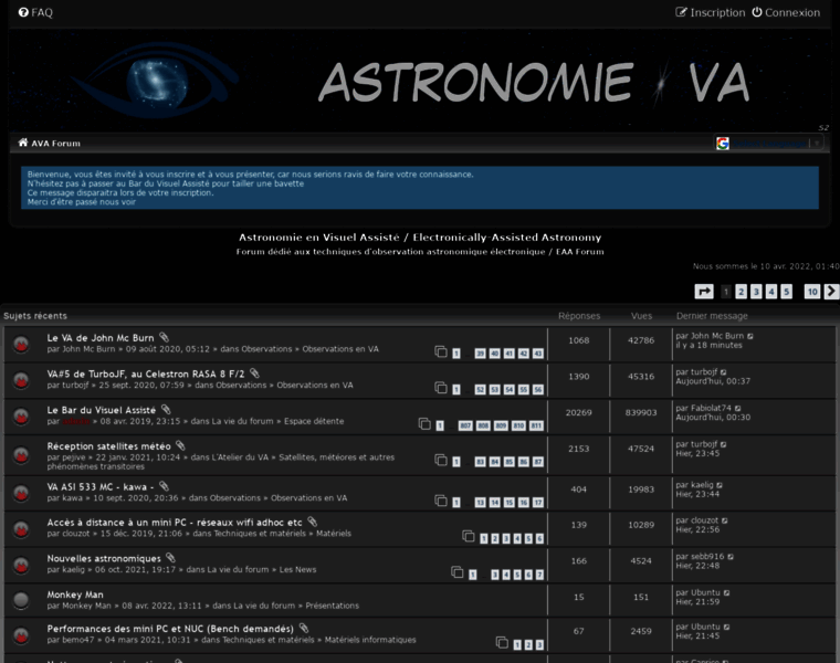 Astronomie-va.com thumbnail