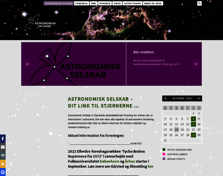 Astronomisk.dk thumbnail