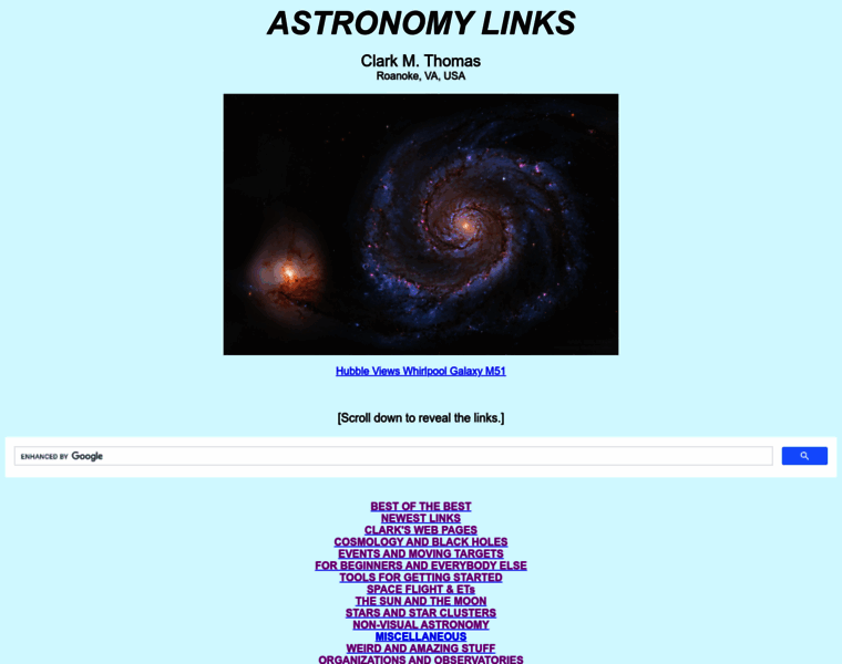 Astronomy-links.net thumbnail