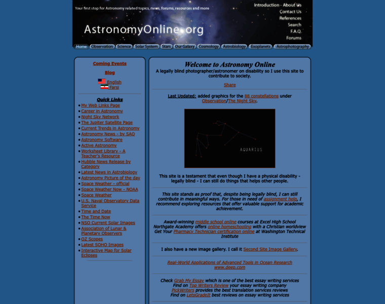 Astronomyonline.org thumbnail Astronomyonline.org thumbnail