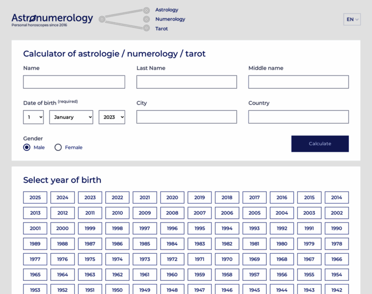 Astronumerology.net thumbnail