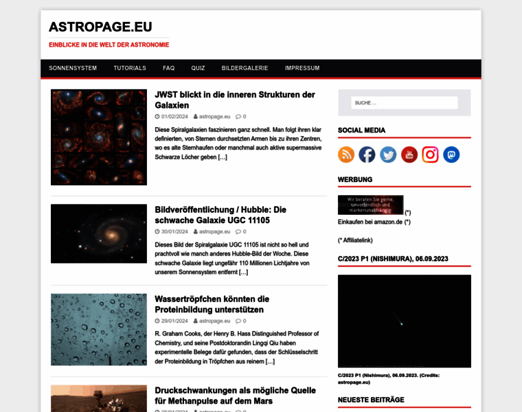 Astropage.eu thumbnail
