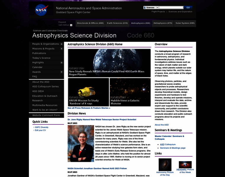 Astrophysics.gsfc.nasa.gov thumbnail