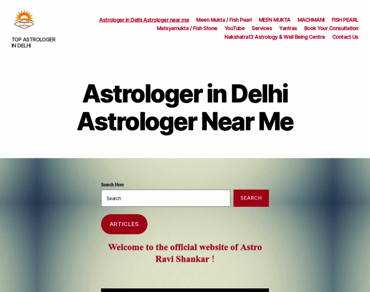 Astroravishankar.com thumbnail