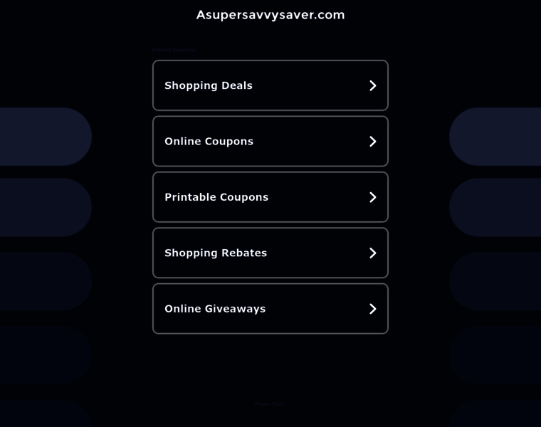 Asupersavvysaver.com thumbnail