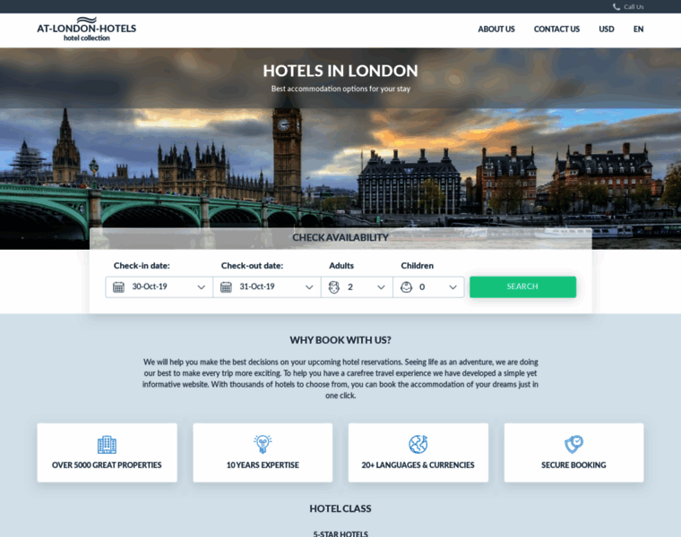At-london-hotels.com thumbnail