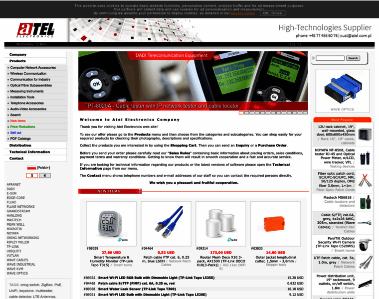 Atel-electronics.com thumbnail