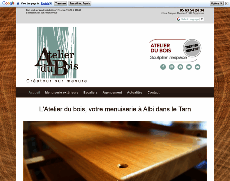 Atelier-bois-menuiserie-tarn.fr thumbnail