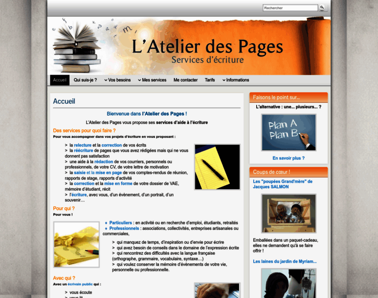 Atelierdespages.fr thumbnail