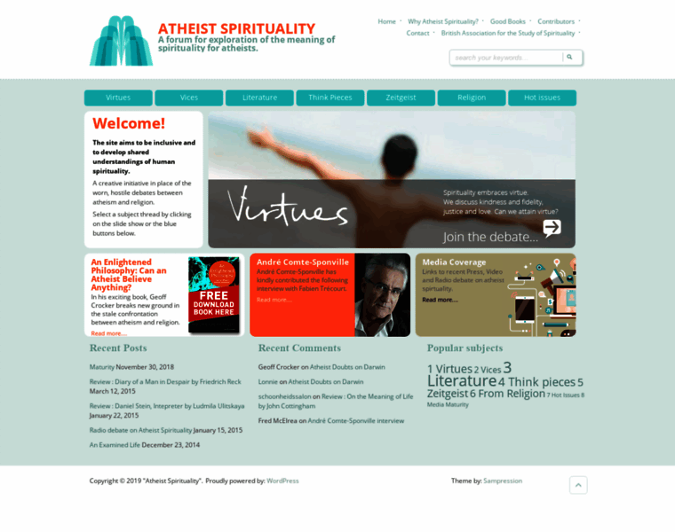 Atheistspirituality.net thumbnail