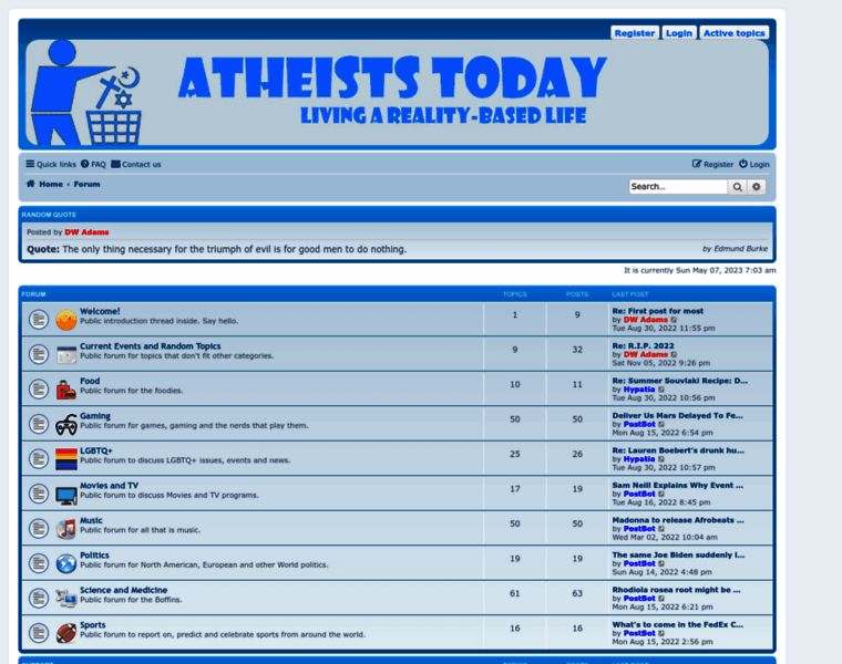 Atheiststoday.com thumbnail