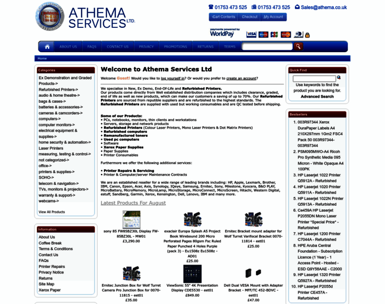 Athema.co.uk thumbnail
