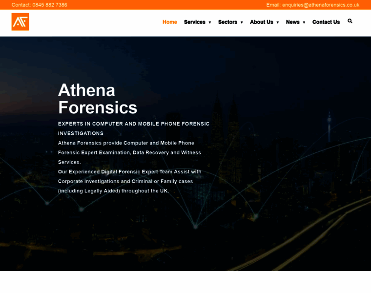 Athenaforensics.co.uk thumbnail