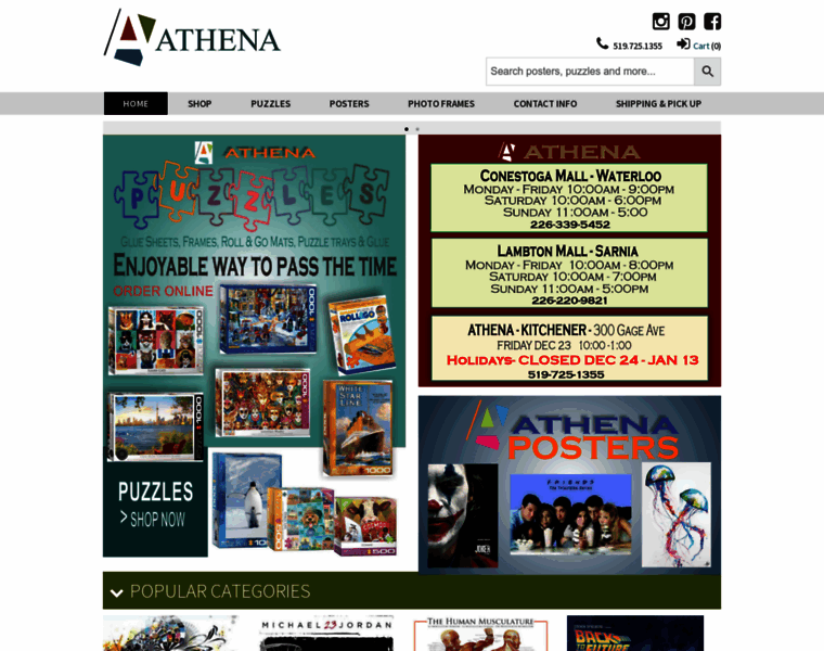 Athenaposters.ca thumbnail