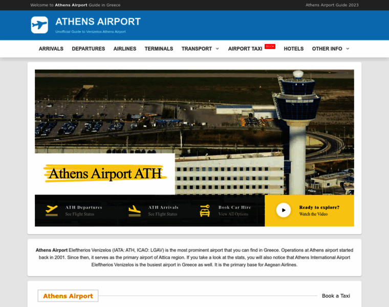 Athens-airport.info thumbnail