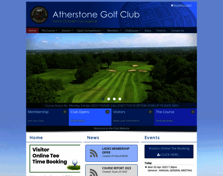 Atherstonegolfclub.co.uk thumbnail