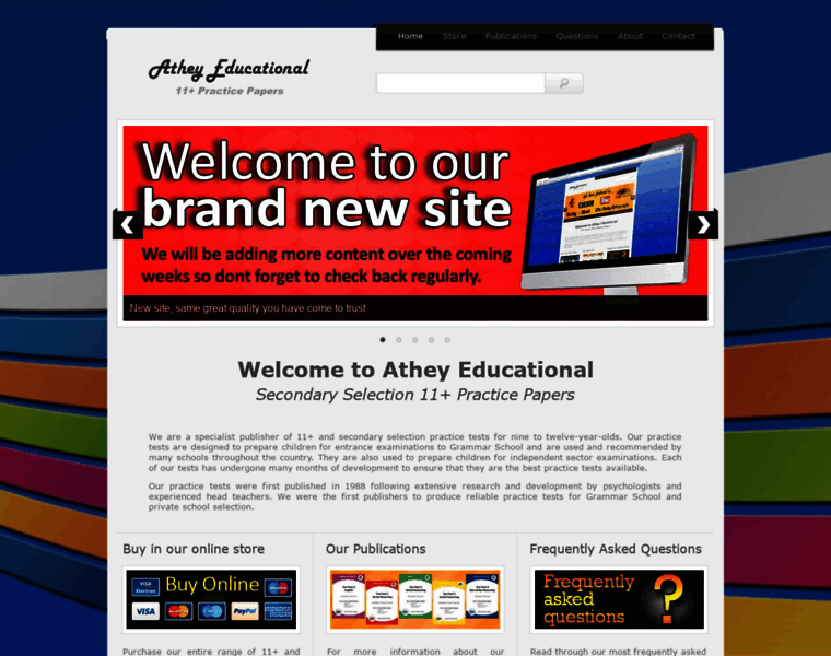 Athey-educational.co.uk thumbnail