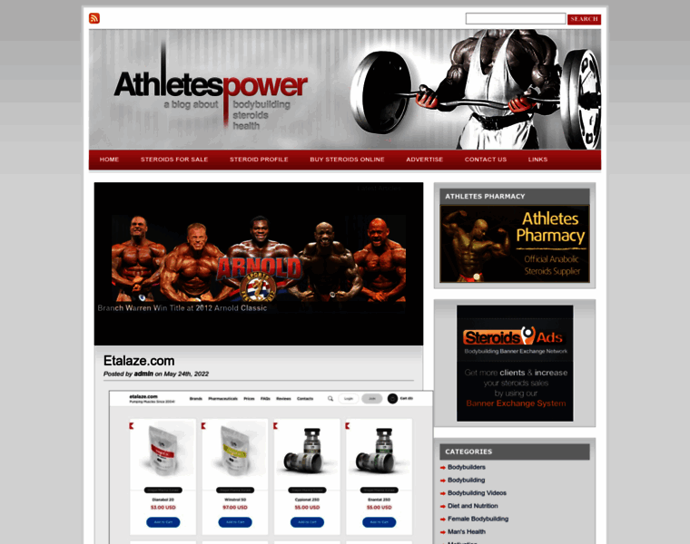 Athletespower.com thumbnail
