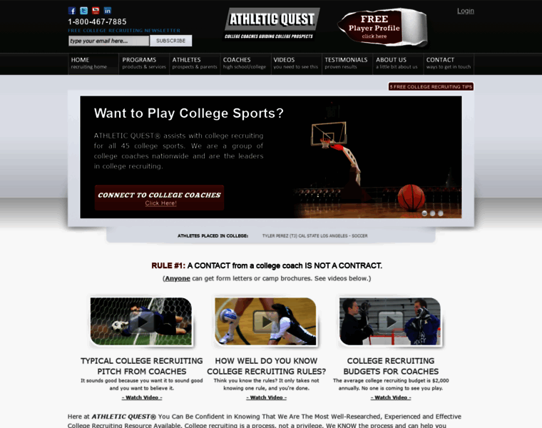 Athleticquest.net thumbnail