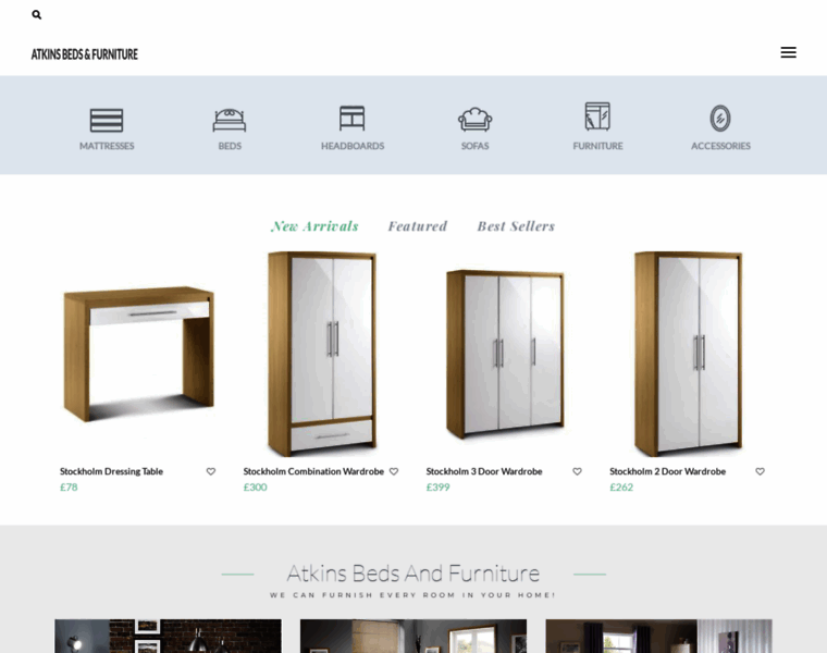 Atkinsbeds.co.uk thumbnail
