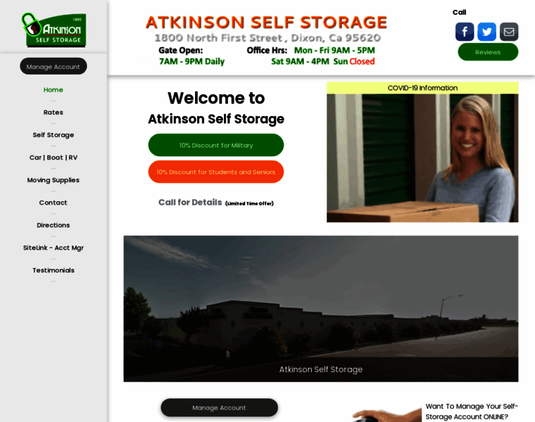Atkinsonselfstorage.com thumbnail
