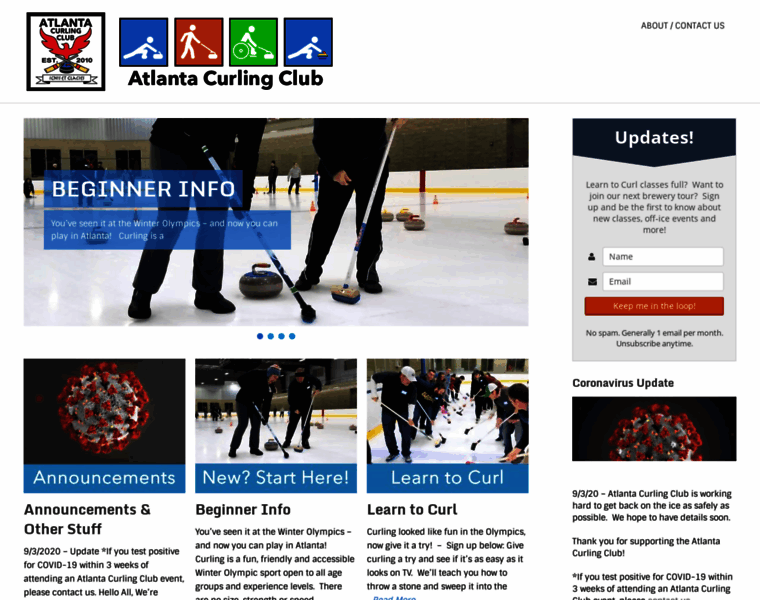 Atlantacurlingclub.com thumbnail