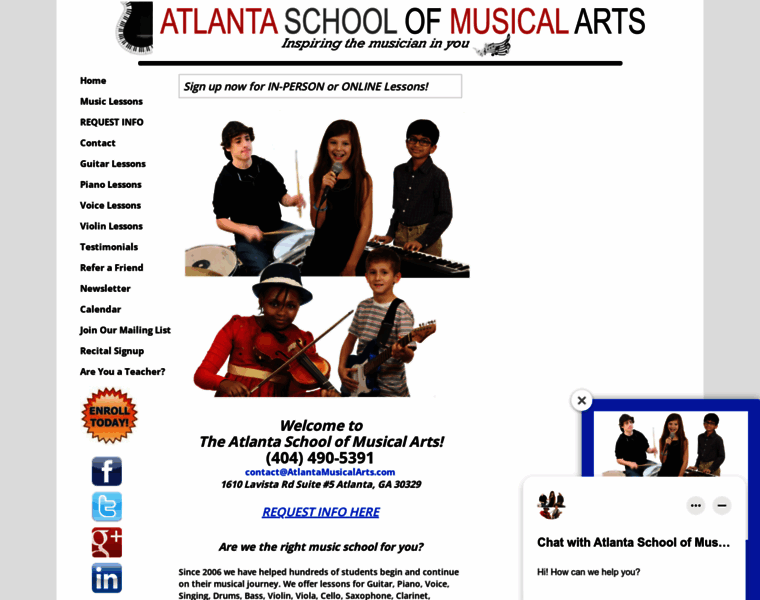 Atlantamusicalarts.com thumbnail