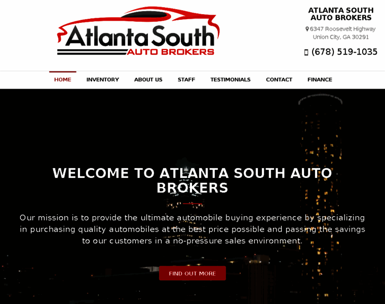 Atlantasouthautos.com thumbnail