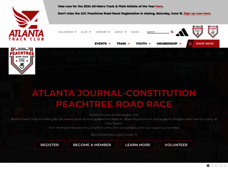Atlantatrackclub.org thumbnail
