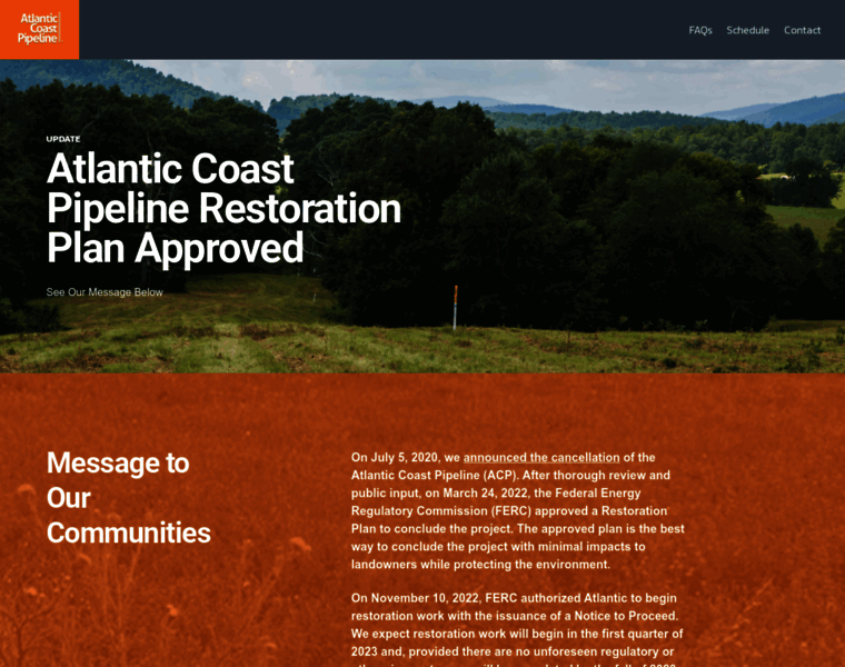 Atlanticcoastpipeline.com thumbnail