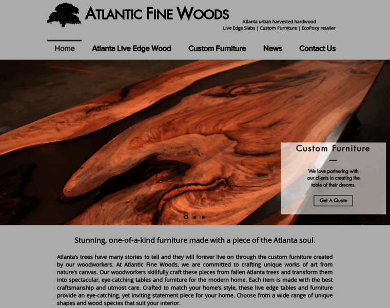 Atlanticfinewoods.com thumbnail