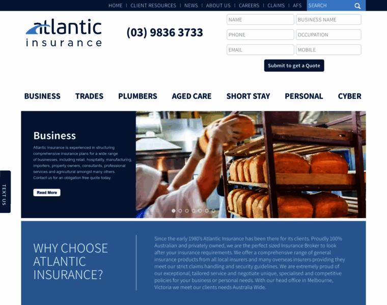 Atlanticinsurance.com.au thumbnail
