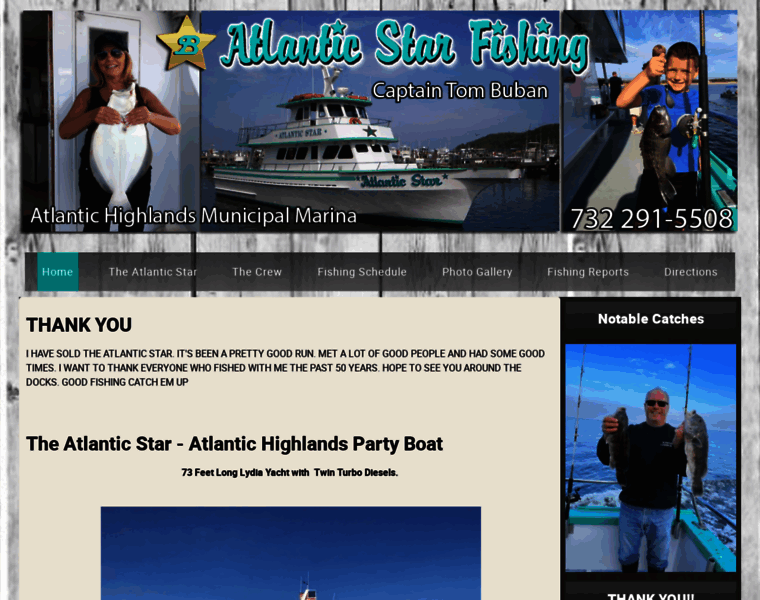 Atlanticstarfishing.com thumbnail