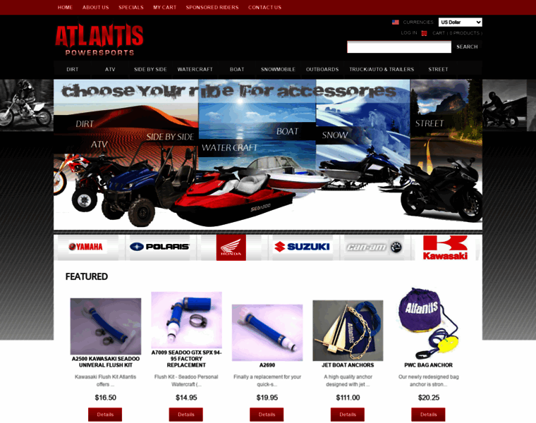 Atlantispowersports.com thumbnail