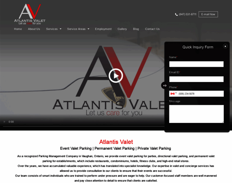 Atlantisvalet.com thumbnail