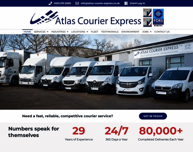 Atlas-courier-express.co.uk thumbnail