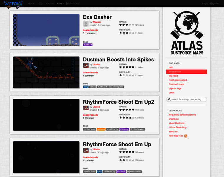 Atlas.dustforce.com thumbnail