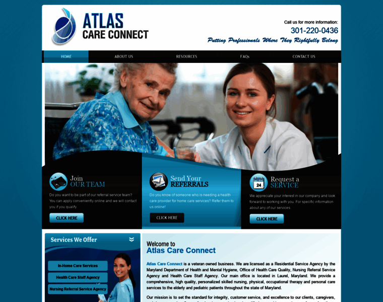 Atlascareconnect.com thumbnail