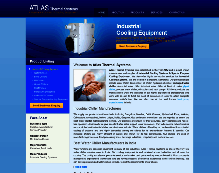 Atlascoolingsystem.com thumbnail