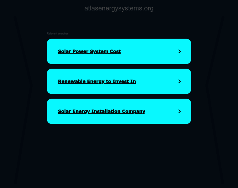 Atlasenergysystems.org thumbnail