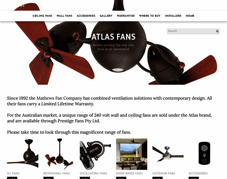 Atlasfans.com.au thumbnail