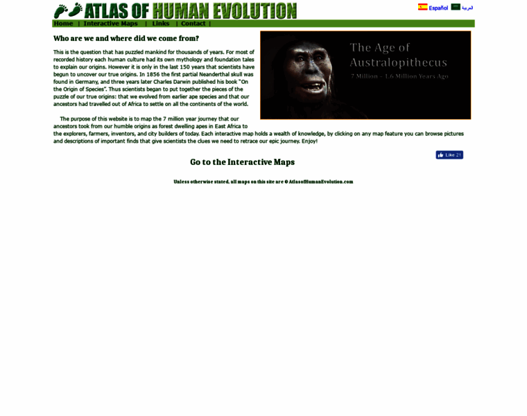 Atlasofhumanevolution.com thumbnail