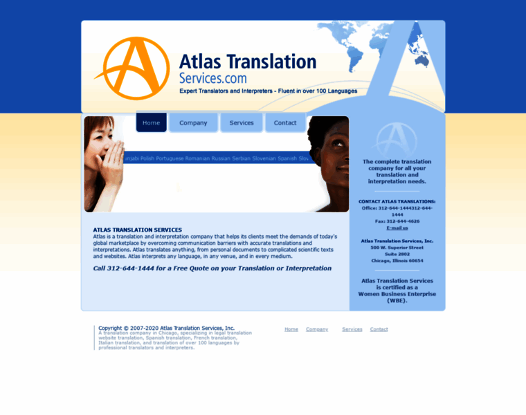 Atlastranslationservices.com thumbnail