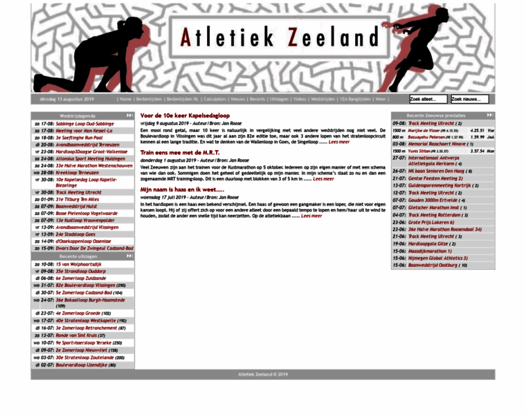 Atletiekzeeland.nl thumbnail