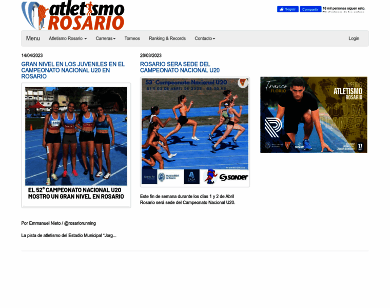 Atletismorosario.com.ar thumbnail