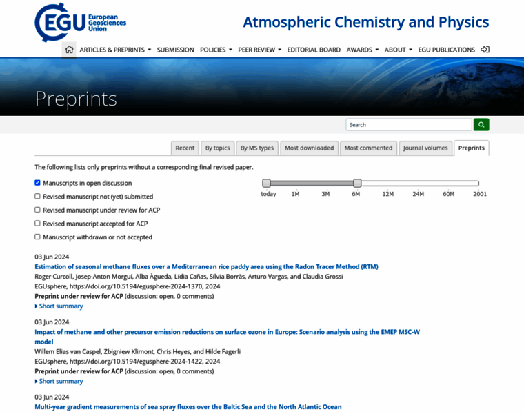 Atmos-chem-phys-discuss.net thumbnail